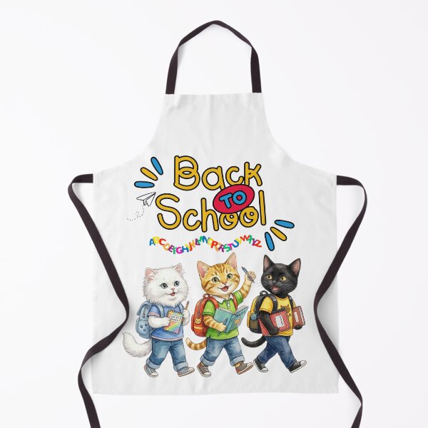 Item preview, Cute Kittens Back to School Watercolor - First day of school - School Vibes designed and sold by VibranPalette.