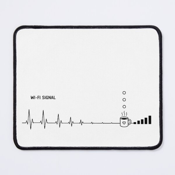 Item preview, ❤️ HEARTBEAT COLLECITON ❤️ - COFFEE ☕ - Wi-Fi Signal v1 designed and sold by WheelieGdArt.