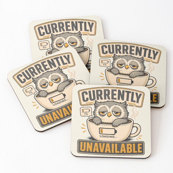 Item preview, Currently Unavailable Funny Sleepy Office Owl Design | Burnout Humor Coffee Lover Gift designed and sold by  Artistry in Motion by MADsrecreation.