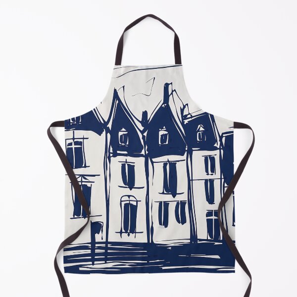 Item preview, Copenhagen, Denmark - Blue Abstract Art designed and sold by shadow-bloom.