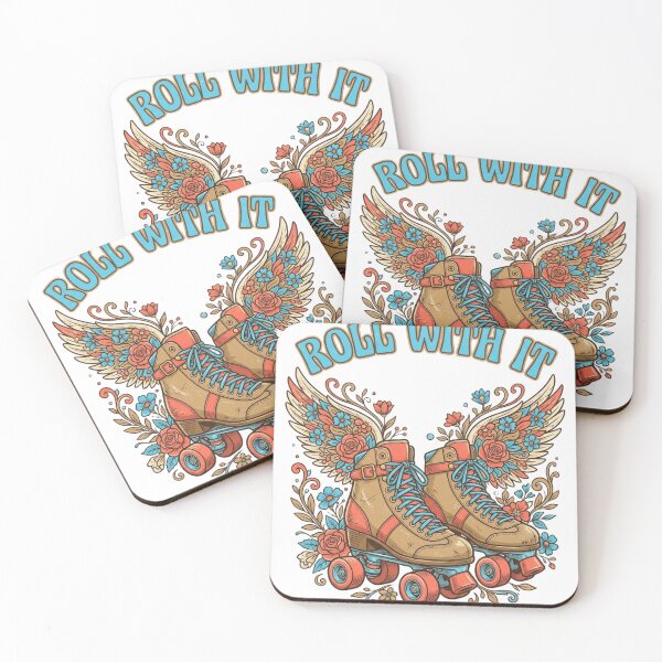 Item preview, Roll With It Skates Angel Wings designed and sold by dreamkaistudios.