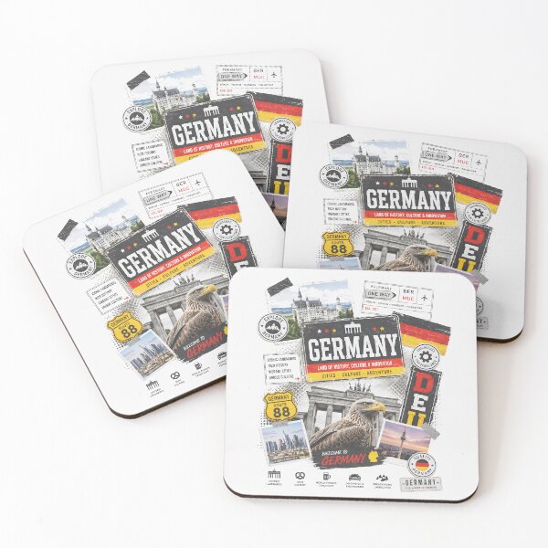 Item preview, Germany Travel Journal Art designed and sold by AtuqStudio.