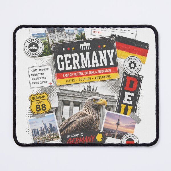Item preview, Germany Travel Journal Art designed and sold by AtuqStudio.
