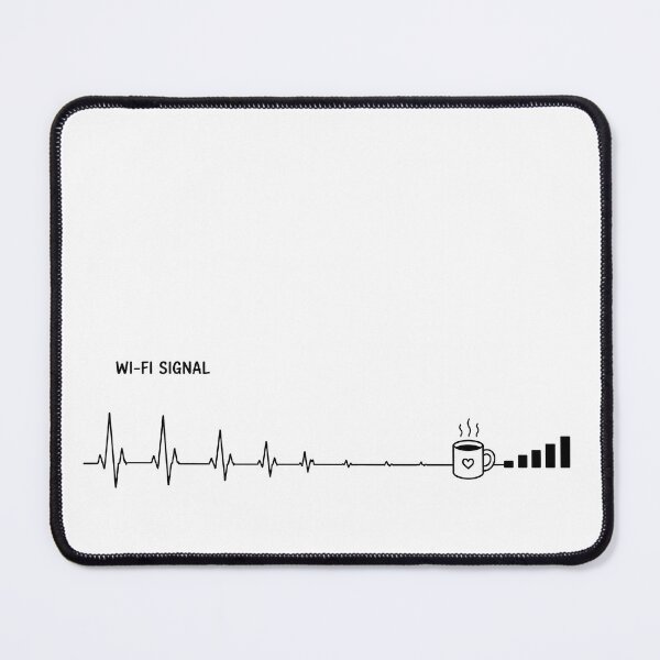 Item preview, ❤️ HEARTBEAT COLLECITON ❤️ - COFFEE ☕ - Wi-Fi Signal v2 designed and sold by WheelieGdArt.