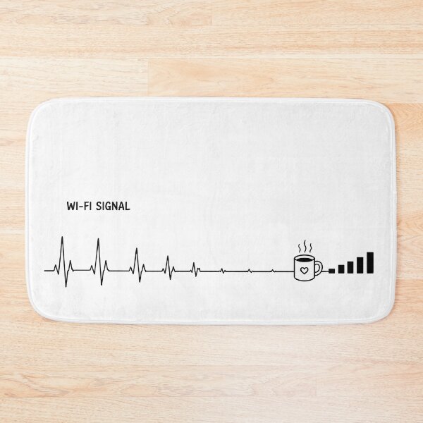 Item preview, ❤️ HEARTBEAT COLLECITON ❤️ - COFFEE ☕ - Wi-Fi Signal v2 designed and sold by WheelieGdArt.