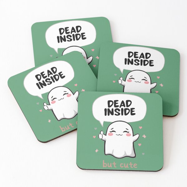 Item preview, Dead Inside But Cute Kawaii Geist Dark Humor Ironie designed and sold by BassAddict.