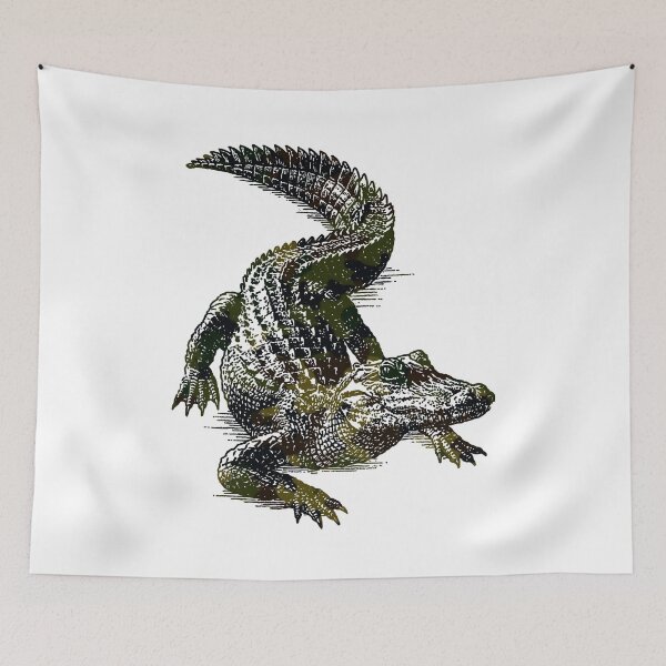 Item preview, Vintage Alligator Swamp Reptile Design designed and sold by trajeado14.