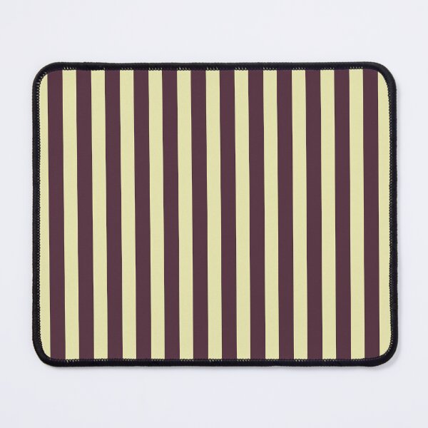 Item preview, Ultra Fine Stripe Narrow Vertical Pinstripe Pattern in Luxe Plum and Yellow designed and sold by kierkegaard.