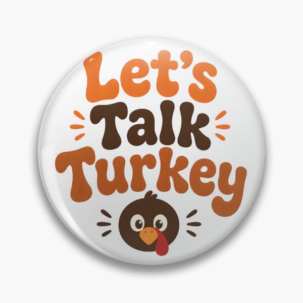 Item preview, Lets Talk Turkey Cute Face designed and sold by VINTOR-.