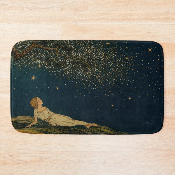 Item preview, Stars by Dorothy Pulis Lathrop - Vintage Illustration Starry Night Dream Girl Wall Art for Celestial Decor Lovers designed and sold by RickE.