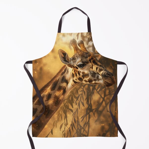 Item preview, Giraffe Reaching Acacia Tree, Wildlife designed and sold by GuildedWordGraphics.