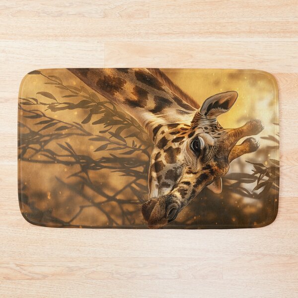 Item preview, Giraffe Reaching Acacia Tree, Wildlife designed and sold by GuildedWordGraphics.