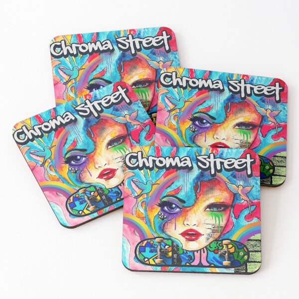 Item preview, Chroma Street Skater Girl designed and sold by ChromeStreet.
