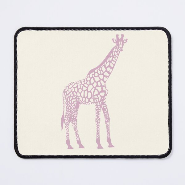 Item preview, Minimal Monochrome Giraffe Line Art Scandinavian Style Animal Illustration Dusty Pink designed and sold by Nasdigitalart.