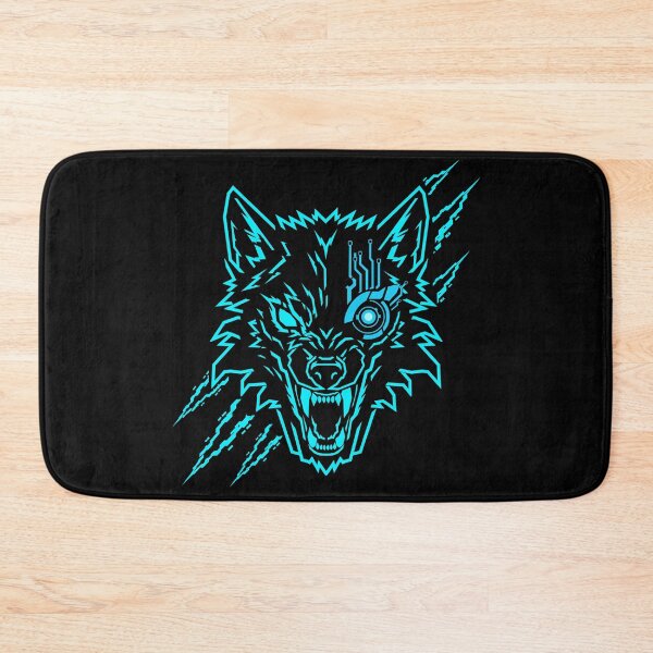 Item preview, Cyber Wolf | Futuristic Cyberpunk Wolf | Cyborg Wolf Graphic designed and sold by Neon_Ronin.