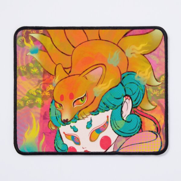 Item preview, Surreal Nine Tailed Kitsune Goddess designed and sold by ChromeStreet.