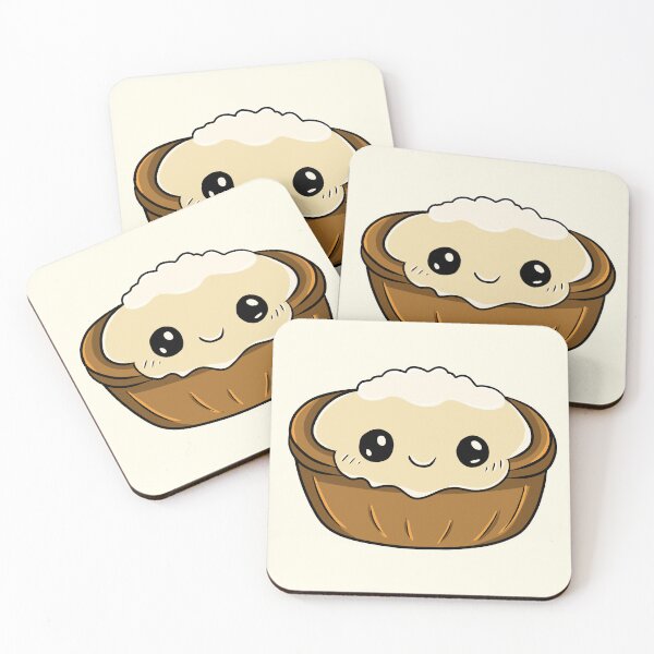 Item preview, Coconut Cream Pie Character Illustration designed and sold by Phyllya Design.