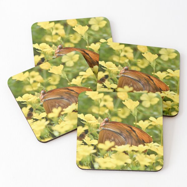 Item preview, Julia Butterfly Amongst Yellow Flowers designed and sold by richardbryce.