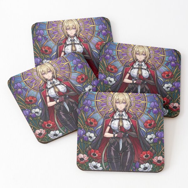 Item preview, Stained Glass Evelyn Chevalier designed and sold by Thunderbelts.
