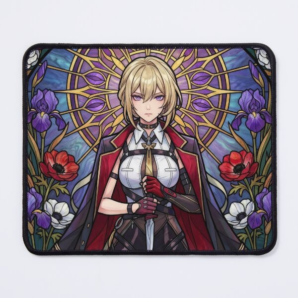 Item preview, Stained Glass Evelyn Chevalier designed and sold by Thunderbelts.