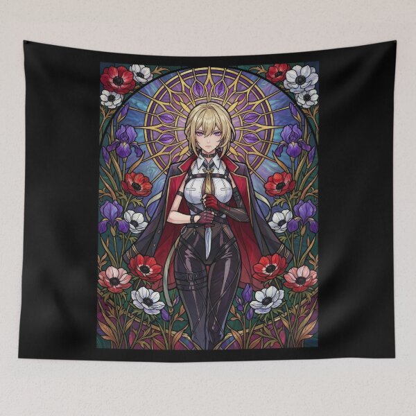 Item preview, Stained Glass Evelyn Chevalier designed and sold by Thunderbelts.
