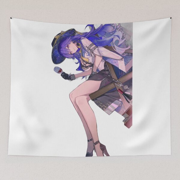 Item preview, Lucilla Holding Wine Wuthering Waves designed and sold by KomiArts.