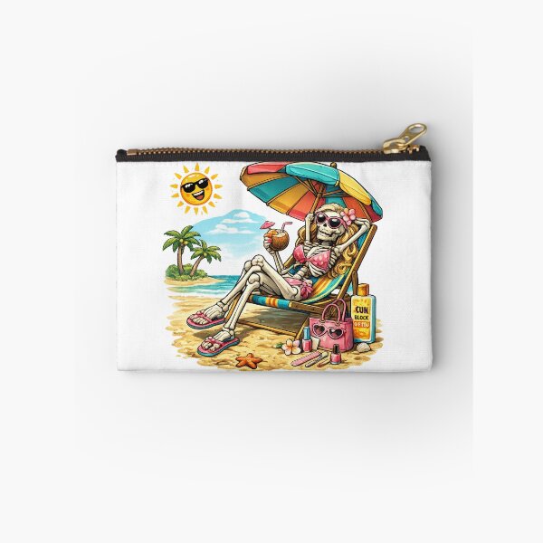 Item preview, Beach Queen Forever , Funny Skeleton Summer Vacation designed and sold by missprint57.