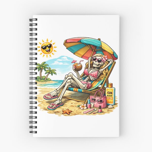Item preview, Beach Queen Forever , Funny Skeleton Summer Vacation designed and sold by missprint57.