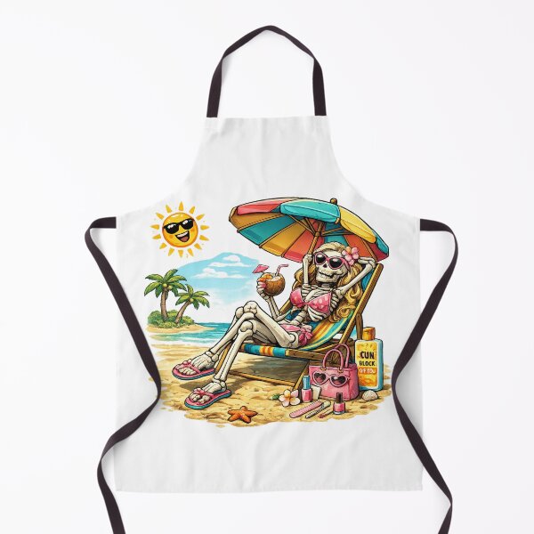 Item preview, Beach Queen Forever , Funny Skeleton Summer Vacation designed and sold by missprint57.