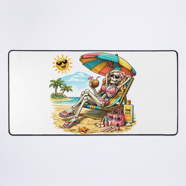 Item preview, Beach Queen Forever , Funny Skeleton Summer Vacation designed and sold by missprint57.