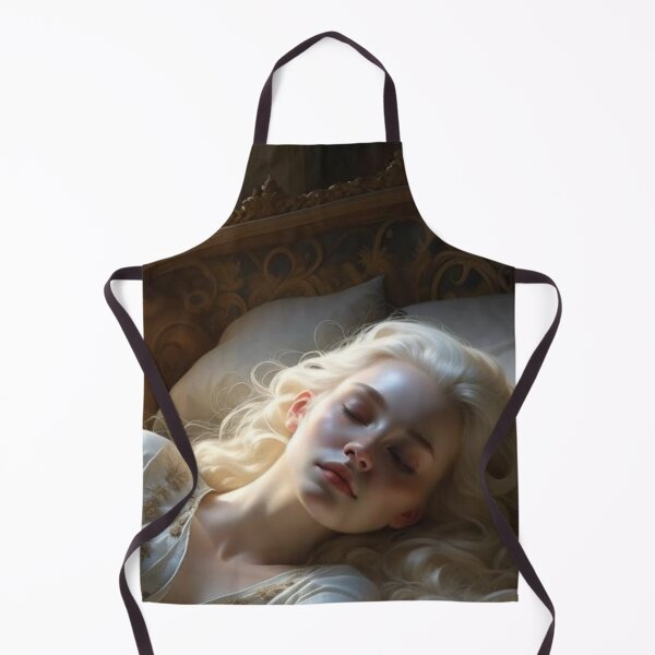 Item preview, Retrato renacentista de la Bella Durmiente, arte barroco dorado para dormitorio designed and sold by UmSkelig834.