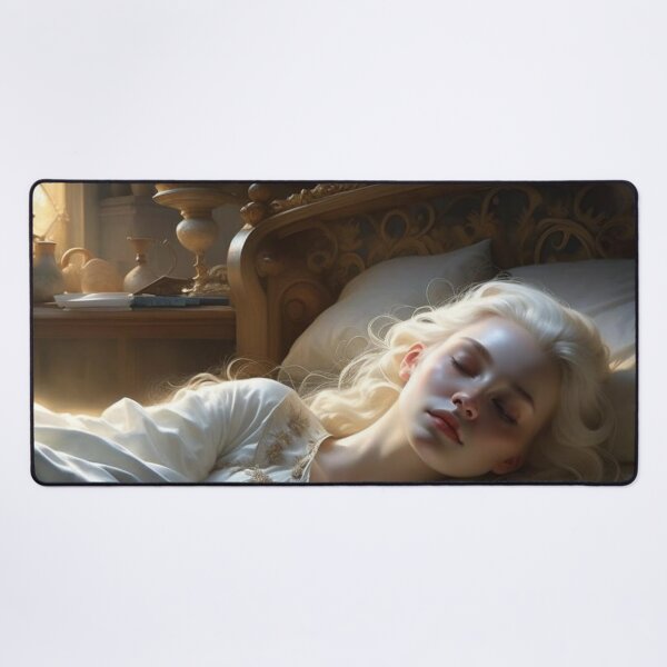 Item preview, Sleeping Beauty Renaissance Portrait Baroque Gold Bedroom Art designed and sold by UmSkelig834.