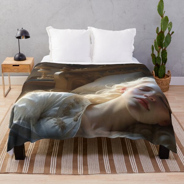 Item preview, Sleeping Beauty Renaissance Portrait Baroque Gold Bedroom Art designed and sold by UmSkelig834.