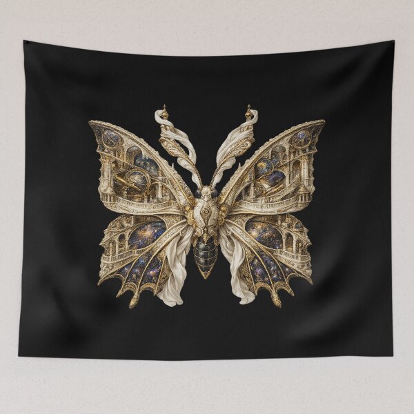 Item preview, The Butterfly Observatory – Renaissance Celestial Architecture Art designed and sold by Emoji Emblems.