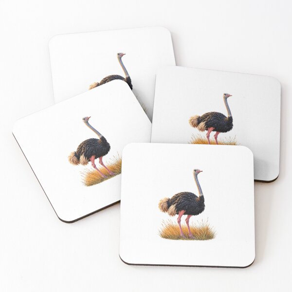 Item preview, Colorful African Ostrich in the Savanna – Vibrant Wildlife Bird Art designed and sold by Fabrifrank.
