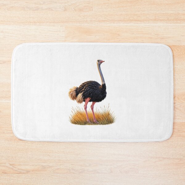 Item preview, Colorful African Ostrich in the Savanna – Vibrant Wildlife Bird Art designed and sold by Fabrifrank.