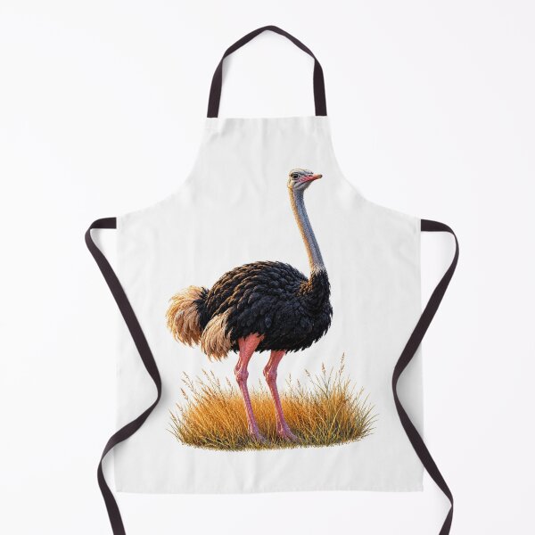 Item preview, Colorful African Ostrich in the Savanna – Vibrant Wildlife Bird Art designed and sold by Fabrifrank.