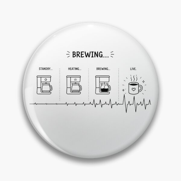 Item preview, ❤️ HEARTBEAT COLLECITON ❤️ - COFFEE ☕ - Brewing... v1 designed and sold by WheelieGdArt.