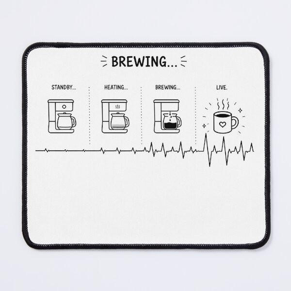 Item preview, ❤️ HEARTBEAT COLLECITON ❤️ - COFFEE ☕ - Brewing... v1 designed and sold by WheelieGdArt.