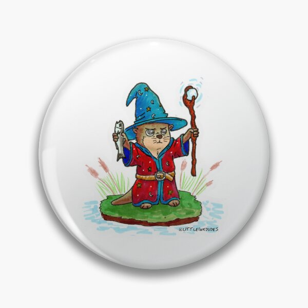 Item preview, Wizard Ottter designed and sold by littleinkdudes.