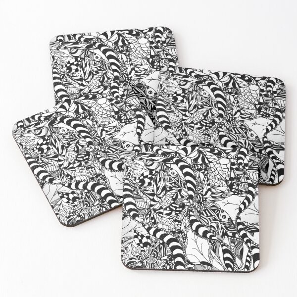Aperçu de l'œuvre Motifs monochromes créée et vendue par Glenbobagins.