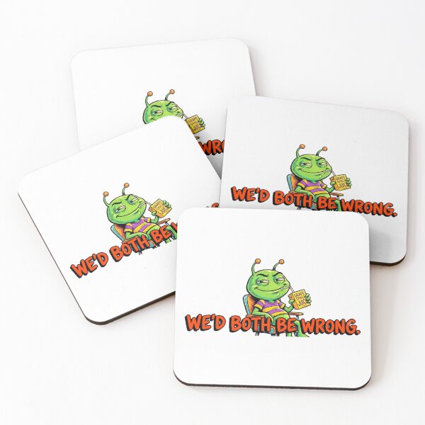 Item preview, funny inappropriate Smug Alien Sarcasm - I'd Agree With You But Then We'd Both Be Wrong designed and sold by Uglyandcute.