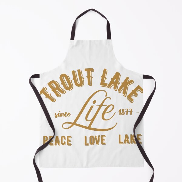 Item preview, Trout Lake LIFE PEACE LOVE LAKE since 1877 13652 Adirondack foothills nature lake lover designed and sold by CreativeCurious.