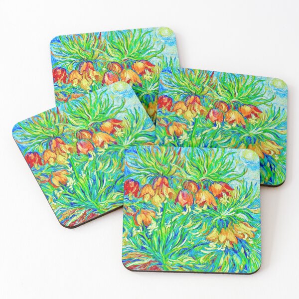 Item preview, Van Gogh Landscape with Fritillaries  designed and sold by Vicky Brago-Mitchell®.