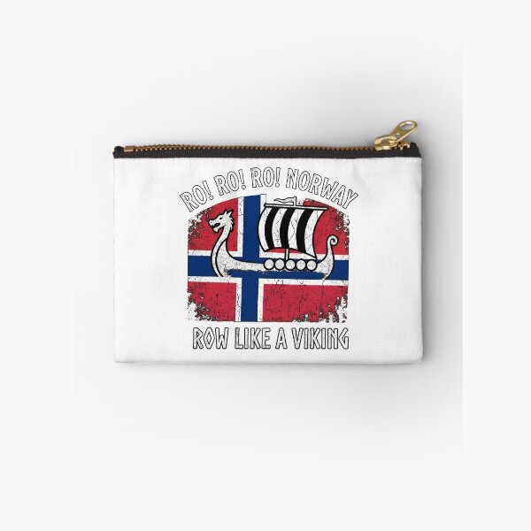 Item preview, Row Row Row Norway - Norwegian Flag Longship designed and sold by Jaroslaw-S.