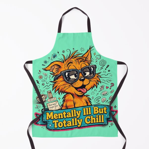 Item preview, Mentally Ill But Totally Chill designed and sold by HAYA6395.
