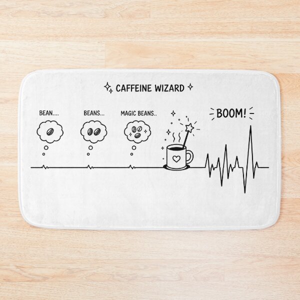 Item preview, ❤️ HEARTBEAT COLLECITON ❤️ - COFFEE ☕ - Caffeine Wizard v2 designed and sold by WheelieGdArt.