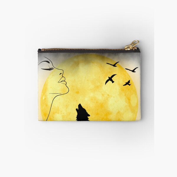 Item preview, Listen To Your Inner Voice Wolf Moon Aesthetic designed and sold by AhmadAnnaPrints.
