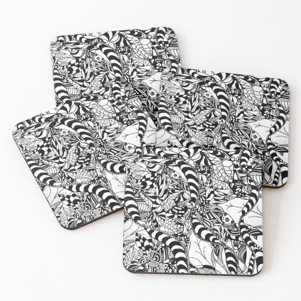 Item preview, Patterned monochrome designed and sold by Glenbobagins.