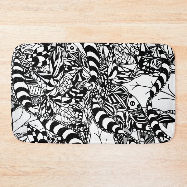 Item preview, Patterned monochrome designed and sold by Glenbobagins.